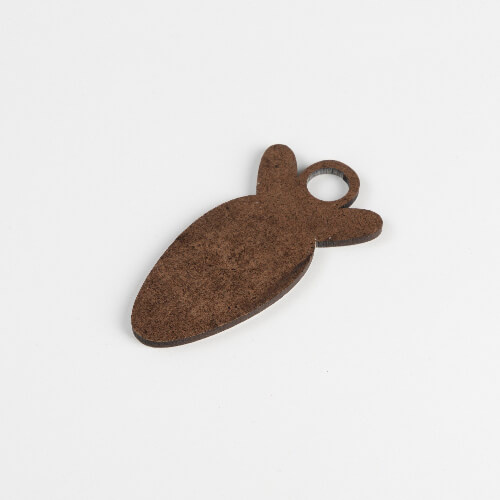 Jmenovka z dřevovláknitých desek na hrnek 1200 ml pro sublimaci - mrkev