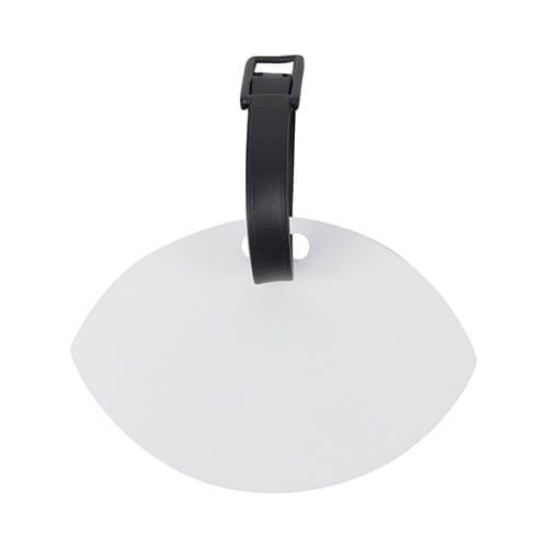 Plastová visačka na zavazadla pro sublimaci - oválná