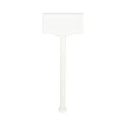 Akrylové míchadlo na nápoje 10 cm pro sublimaci - obdélník
