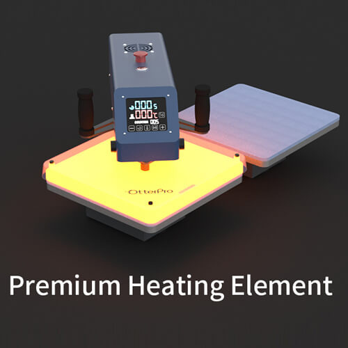 Plochý lis OtterPro Air Press Swing Dual 38 x 38 cm Seychelles Blue