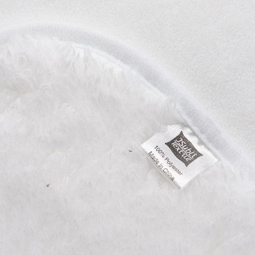 Deka Minky s kapucí pro sublimaci - bílá