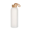 Matná skleněná láhev 750 ml s bambusovým uzávěrem pro sublimaci