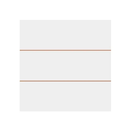 Čtvercový fotorámeček z MDF, pruhovaný, 20 x 20 cm