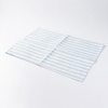 Lněná podložka na stůl 50 x 35,5 cm krémová s modrými pruhy pro sublimaci