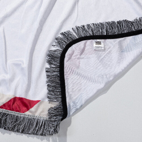 Plyšová deka 150 x 100 cm s obálkovým vzorem pro sublimaci