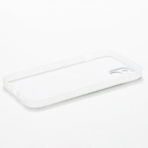 Průhledné sublimační gumové pouzdro pro iPhone 14 Plus