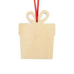 Dřevěný věšák na vánoční stromek pro sublimaci - dárek