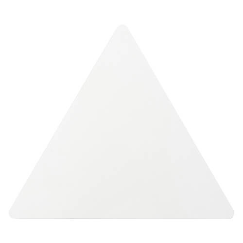 Trojúhelníkový fotorámeček z MDF pro sublimaci - 17,8 x 20,3 cm