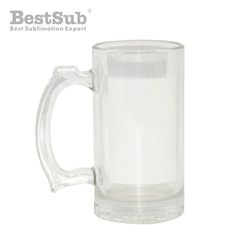 Skleněný pohár s bílým okénkem Sublimační termotransfer