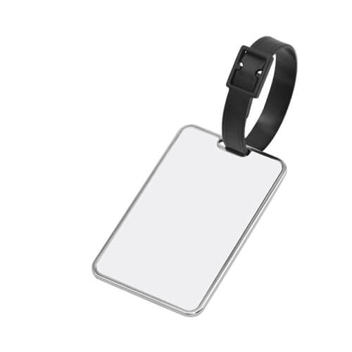 Visačka na zavazadla 5 x 8 cm, kovová, sublimační, termotransferová