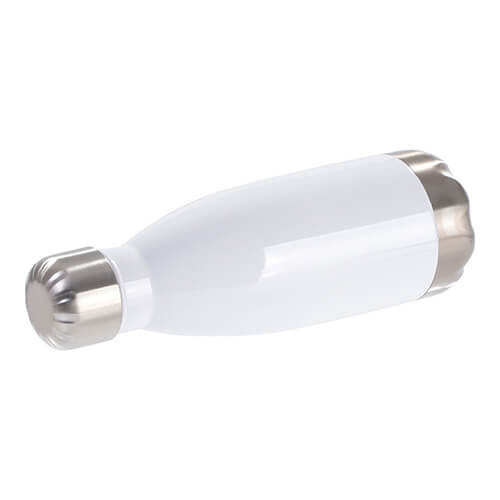 Láhev 350 ml pro sublimaci - bílá se stříbrným základem