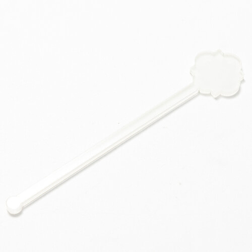 Akrylové míchadlo na nápoje 10 cm pro sublimaci - obdélník