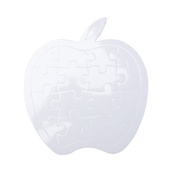 Puzzle ve tvaru jablka - pro sublimaci