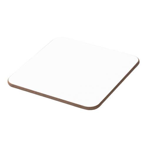 Podložka pod hrnek z dřevovláknité desky pro sublimaci - 9,5 x 9,5 cm