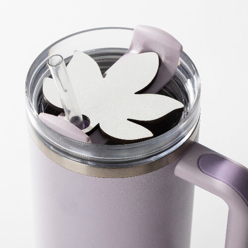 Jmenovka z dřevovláknité desky se třpytkami pro 1200 ml hrnek k sublimaci - list