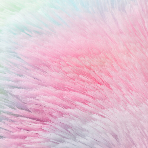 Barevný povlak na polštář 45 x 45 cm z dlouhovlasého rouna a mikrovlákna pro sublimaci