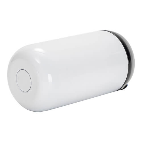 Přenosný nerezový 400 ml hrnek - bílý (pro sublimaci)