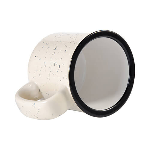 Keramický smaltovaný hrnek 400 ml pro sublimaci - béžový