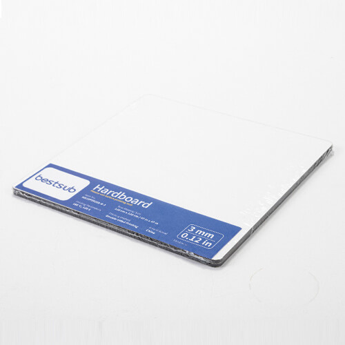 Oboustranná dřevovláknitá deska pro sublimaci 20 x 20 x 0,3 cm - 2 ks.