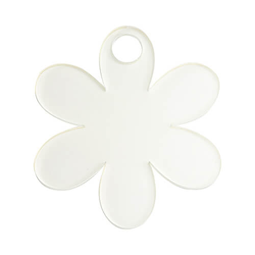 Akrylová jmenovka na 1200 ml hrnek pro sublimaci - květina