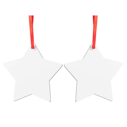 Oboustranný přívěsek z MDF pro sublimaci - hvězda