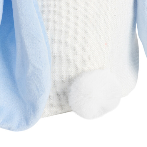 Sáček ve tvaru zajíce pro sublimaci - modré uši