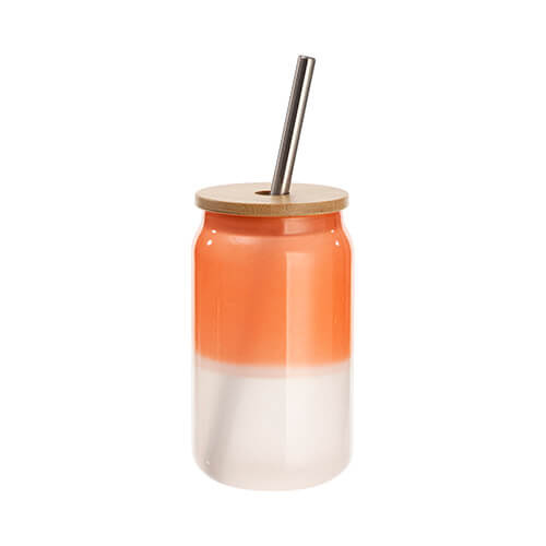 400 ml sklenice na přenos tepla pro sublimaci - oranžová