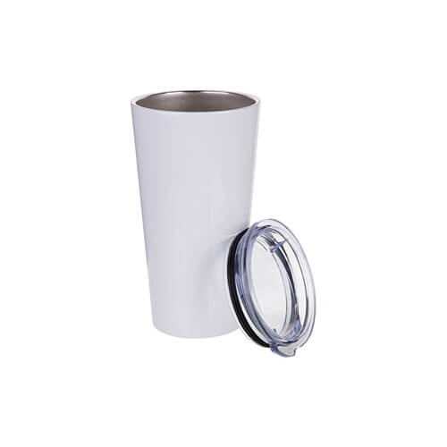 Termohrnek z nerezové oceli o objemu 480 ml pro sublimaci - bílý