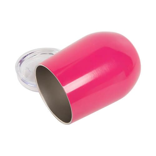 360 ml hrnek na svařené víno pro sublimaci - růžovo-červený