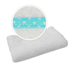 Tyrkysová deka s bílými tečkami Sublimace