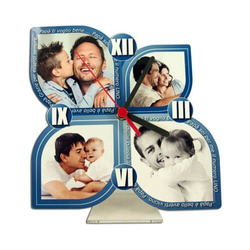 Stojanové hodiny z MDF - rozeta - sublimační termotransfer