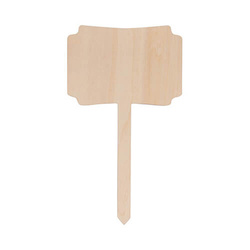 Zahradní plaketa 10 x 17,5 cm pro sublimaci