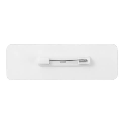 Akrylový odznak 7,6 x 2,5 cm pro sublimaci