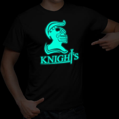 Luminiscenční flexi fólie - luminiscenční modrá se zeleným svitem