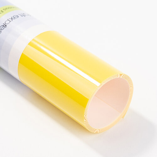 Luminiscenční flex fólie - žlutá, zeleně svítící