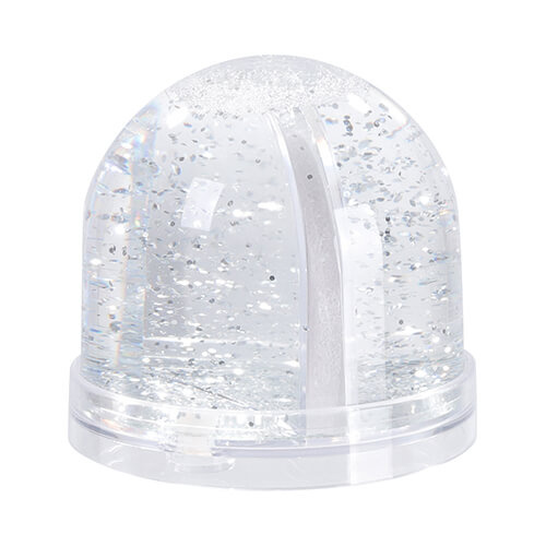 Sněhová koule - bílý sněhový ovál