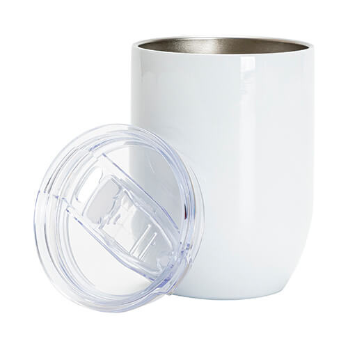 Hrnek na víno 450 ml pro sublimaci - bílý