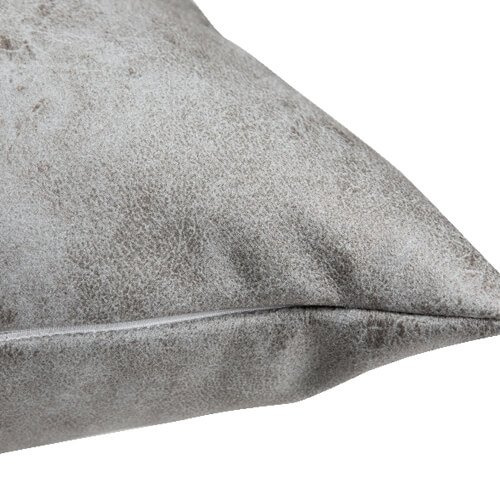 Kožený povlak na polštář 40 x 40 cm pro sublimaci - šedý
