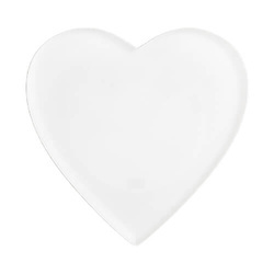 Akrylový odznak s barevným LED podsvícením pro sublimaci - srdce