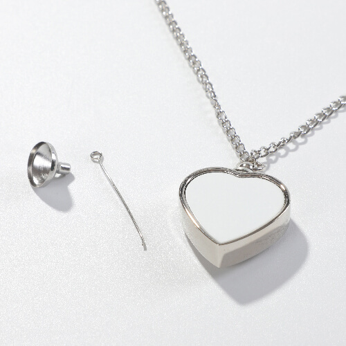 Náhrdelník ve tvaru srdce pro sublimaci