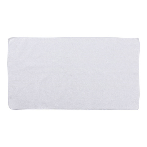 Fitness ručník 107 x 58 cm pro sublimaci - bílý