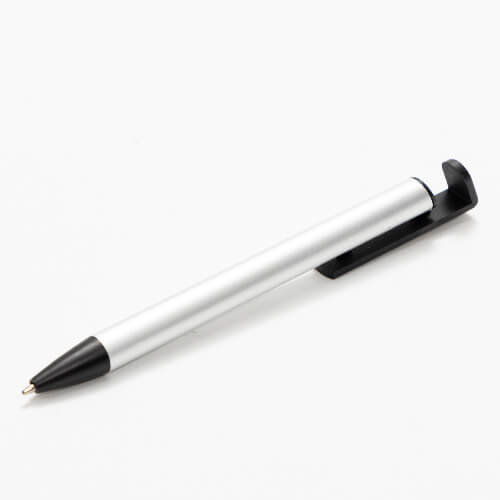 Pero s držákem na smartphone - stříbrné (pro sublimaci)