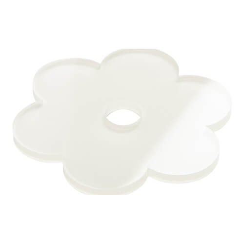 Akrylová jmenovka pro sublimaci - broskvový květ