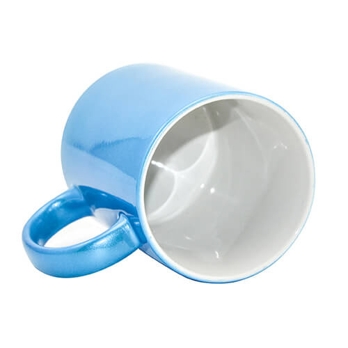 Modrý hrnek ALU Sublimace Termotransfer