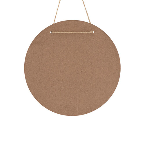 Věšák na dveře z MDF pro sublimaci - kruh Ø 30 cm