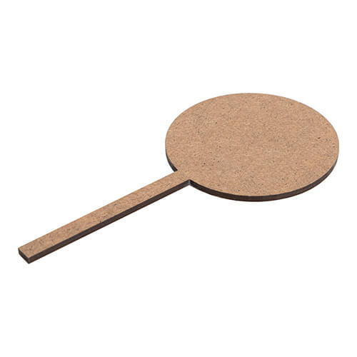 Informační cedule z dřevovláknitých desek pro sublimaci - kruh