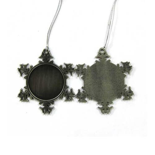 Vánoční ozdoba přívěsek Hvězda sublimace termotransferem