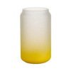 400 ml matné sklo pro sublimaci - žlutý gradient