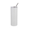 600 ml nádoba s brčkem pro sublimaci - bílá