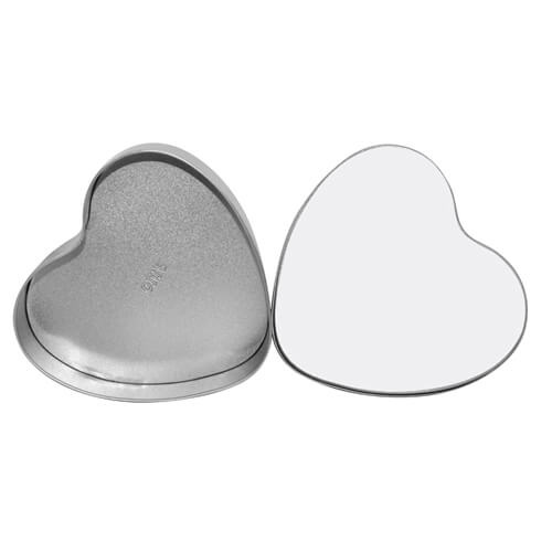 Kovová krabička - srdce - sublimační termotransfer